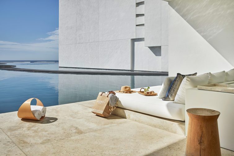 Viceroy Los Cabos Resort - San José del Cabo, Mexico - Partial Ocean View One Bedroom Suite Balcony Lounge