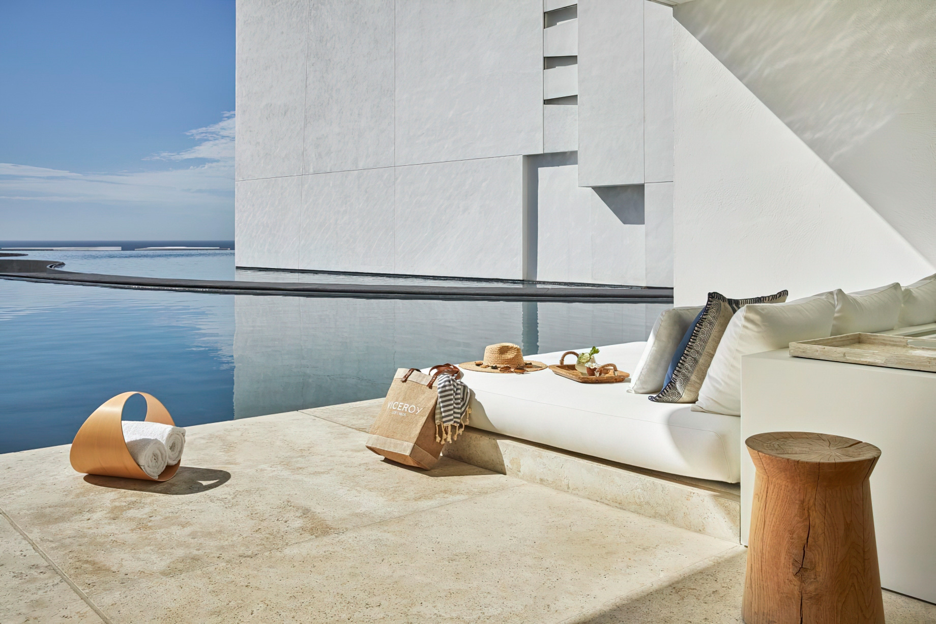 Viceroy Los Cabos Resort – San José del Cabo, Mexico – Partial Ocean View One Bedroom Suite Balcony Lounge