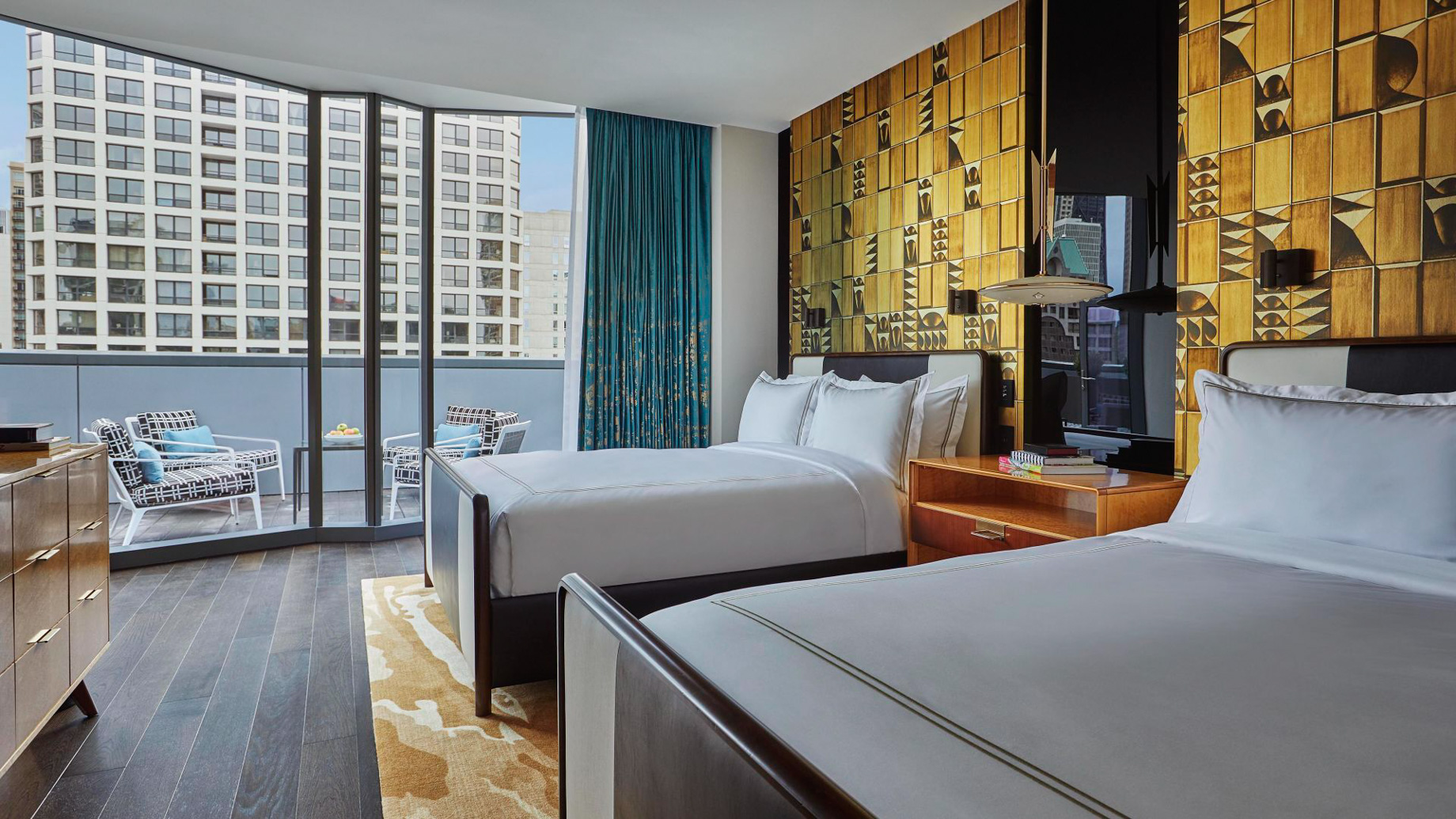 Viceroy Chicago Hotel - Chicago, IL, USA - Penthouse Suite Double Beds