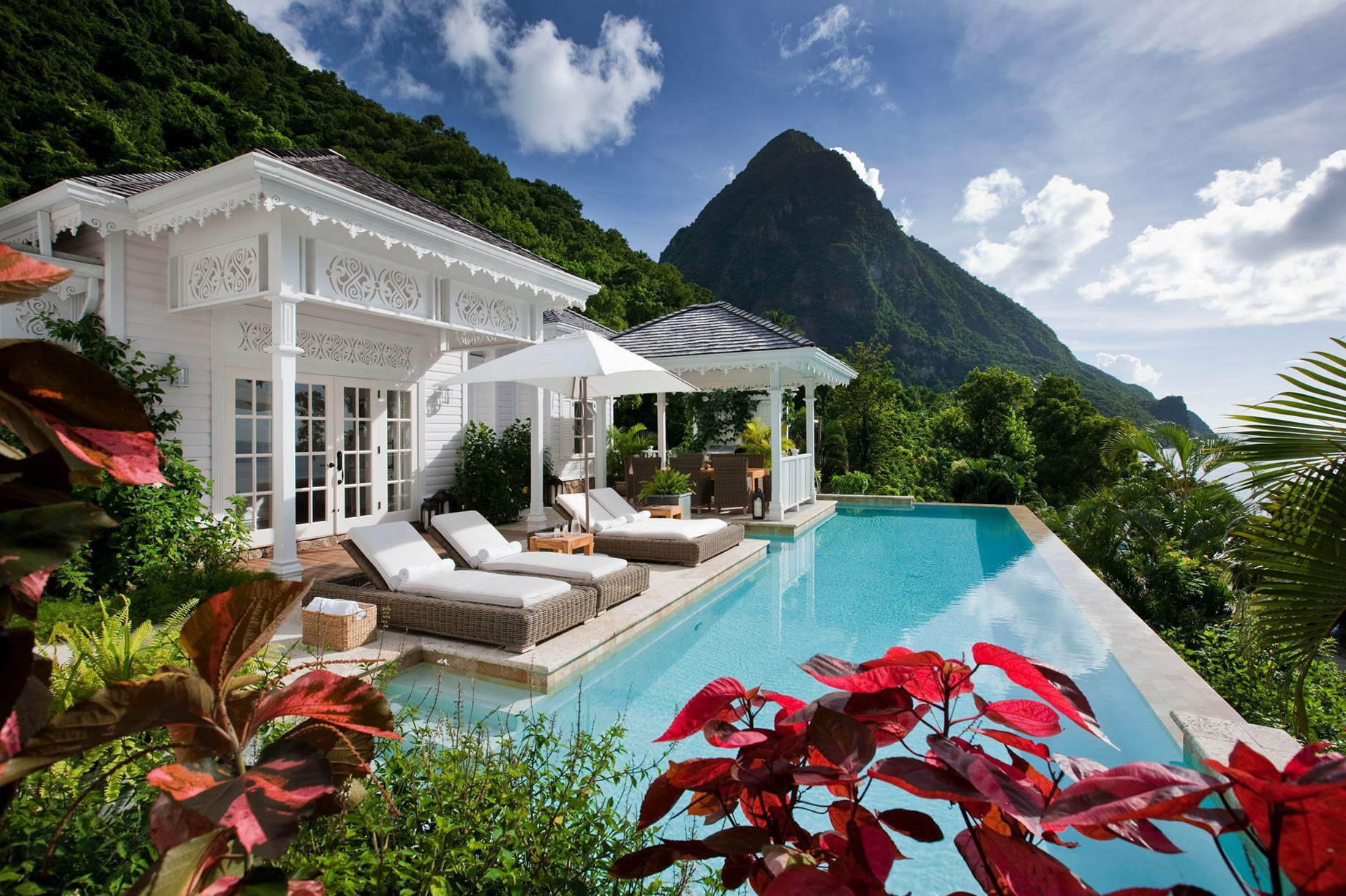 Sugar Beach, A Viceroy Resort – La Baie de Silence, Saint Lucia – Four Bedroom Residence Pool Deck