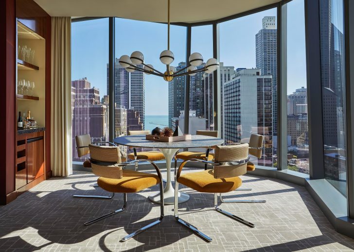 Viceroy Chicago Hotel - Chicago, IL, USA - Penthouse Suite Dining Room