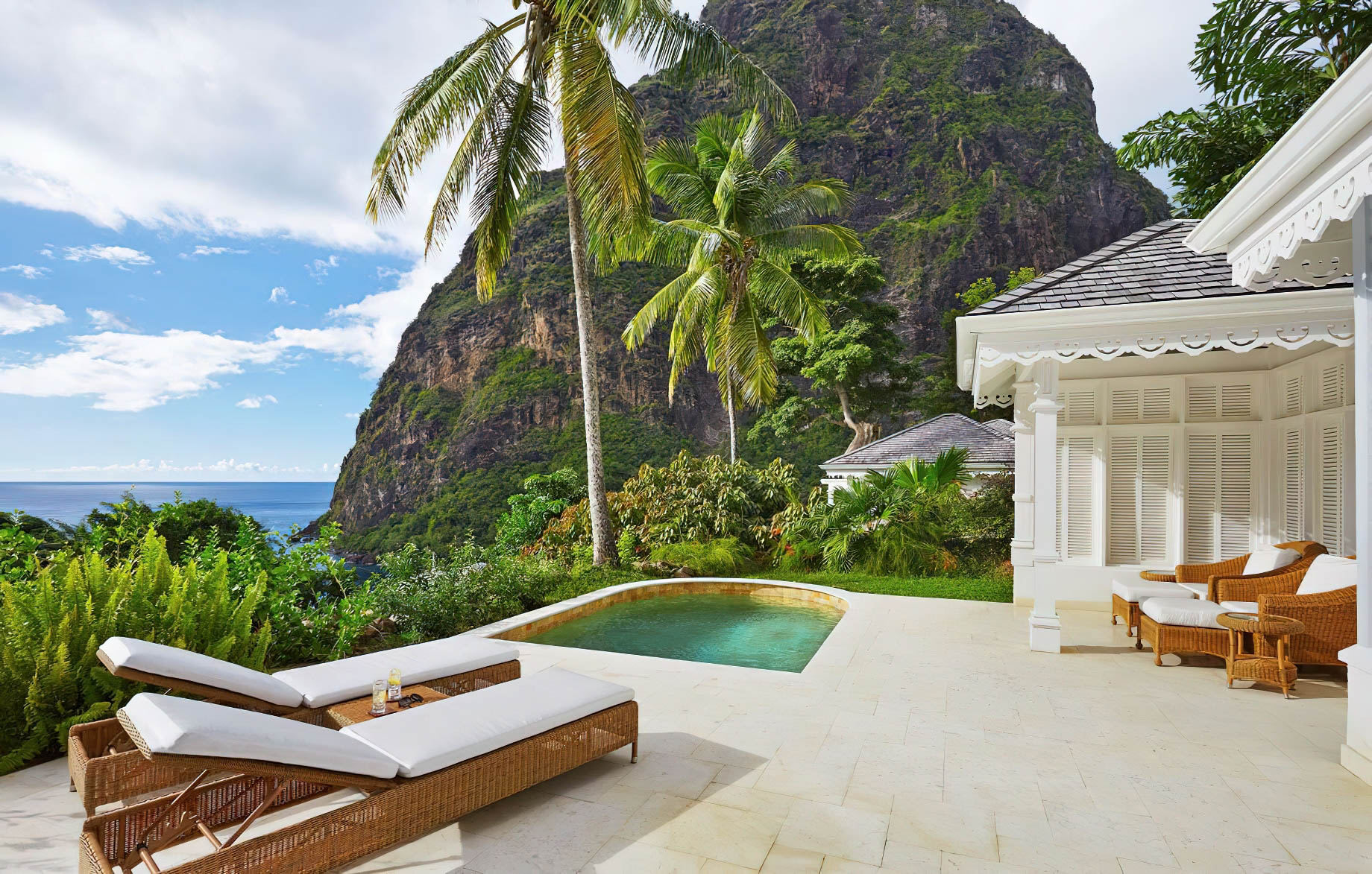 Sugar Beach, A Viceroy Resort - La Baie de Silence, Saint Lucia - Villa Deck