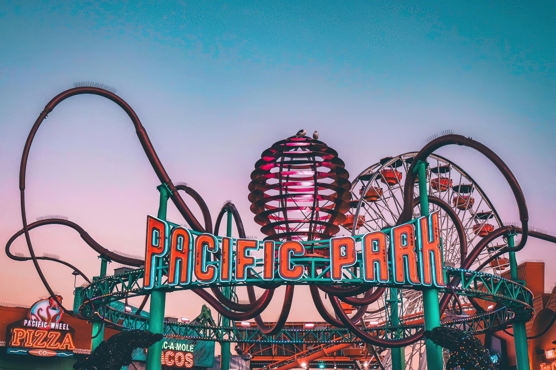 Viceroy Santa Monica Hotel - Santa Monica, CA, USA - Pacific Park on the Santa Monica Pier