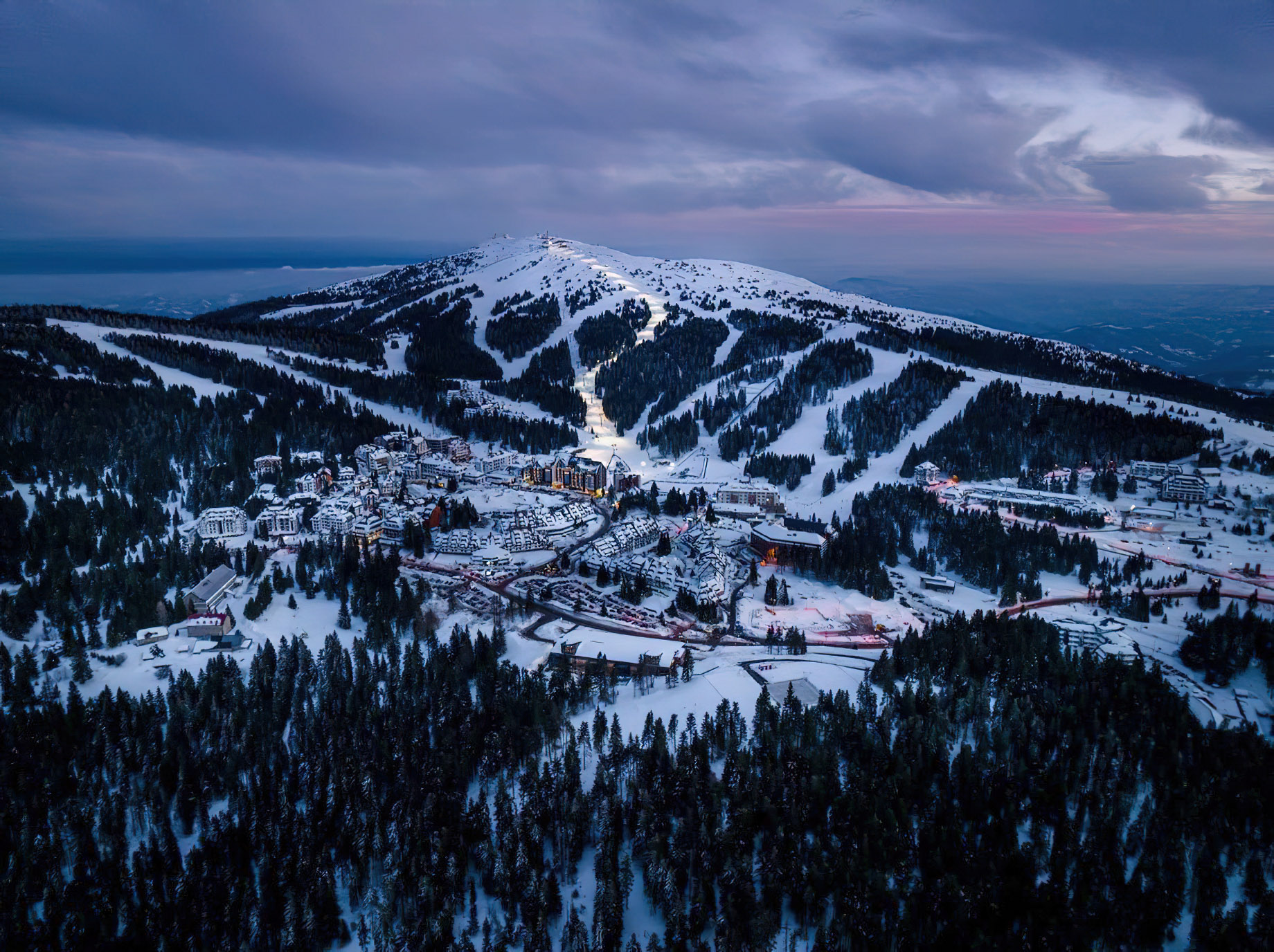 Viceroy Kopaonik Serbia Mountain Resort - Kopaonik, Serbia - Winter Mountain View