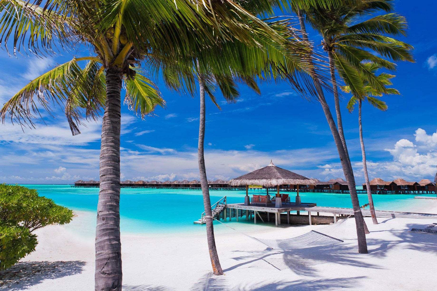 Anantara Veli Maldives Resort – South Male Atoll, Maldives – White Sand Beach View