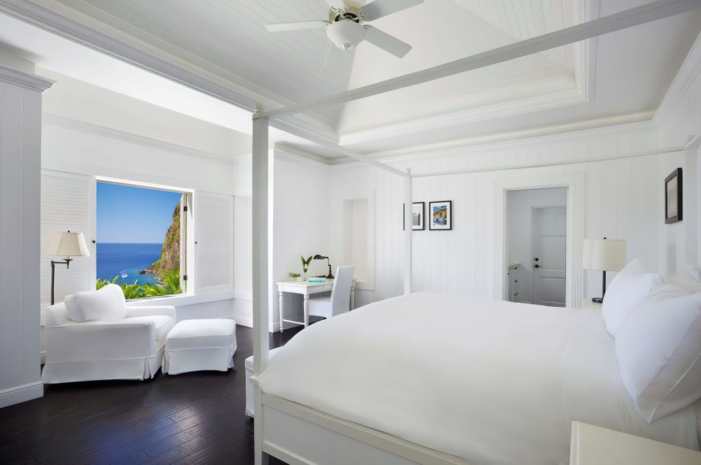 Sugar Beach, A Viceroy Resort - La Baie de Silence, Saint Lucia - Ocean View Grand Luxury Villa Bedroom