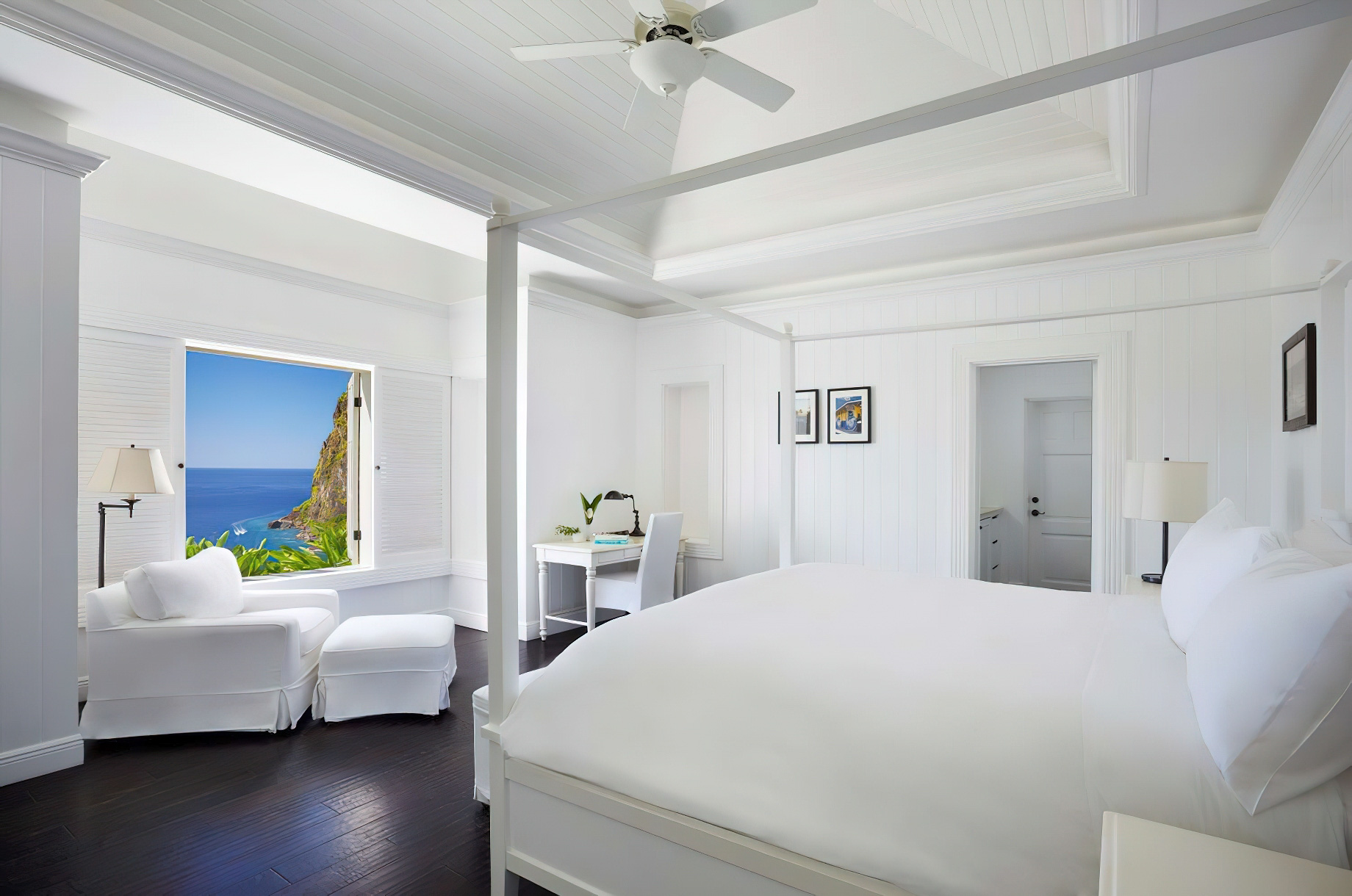 Sugar Beach, A Viceroy Resort – La Baie de Silence, Saint Lucia – Ocean View Grand Luxury Villa Bedroom