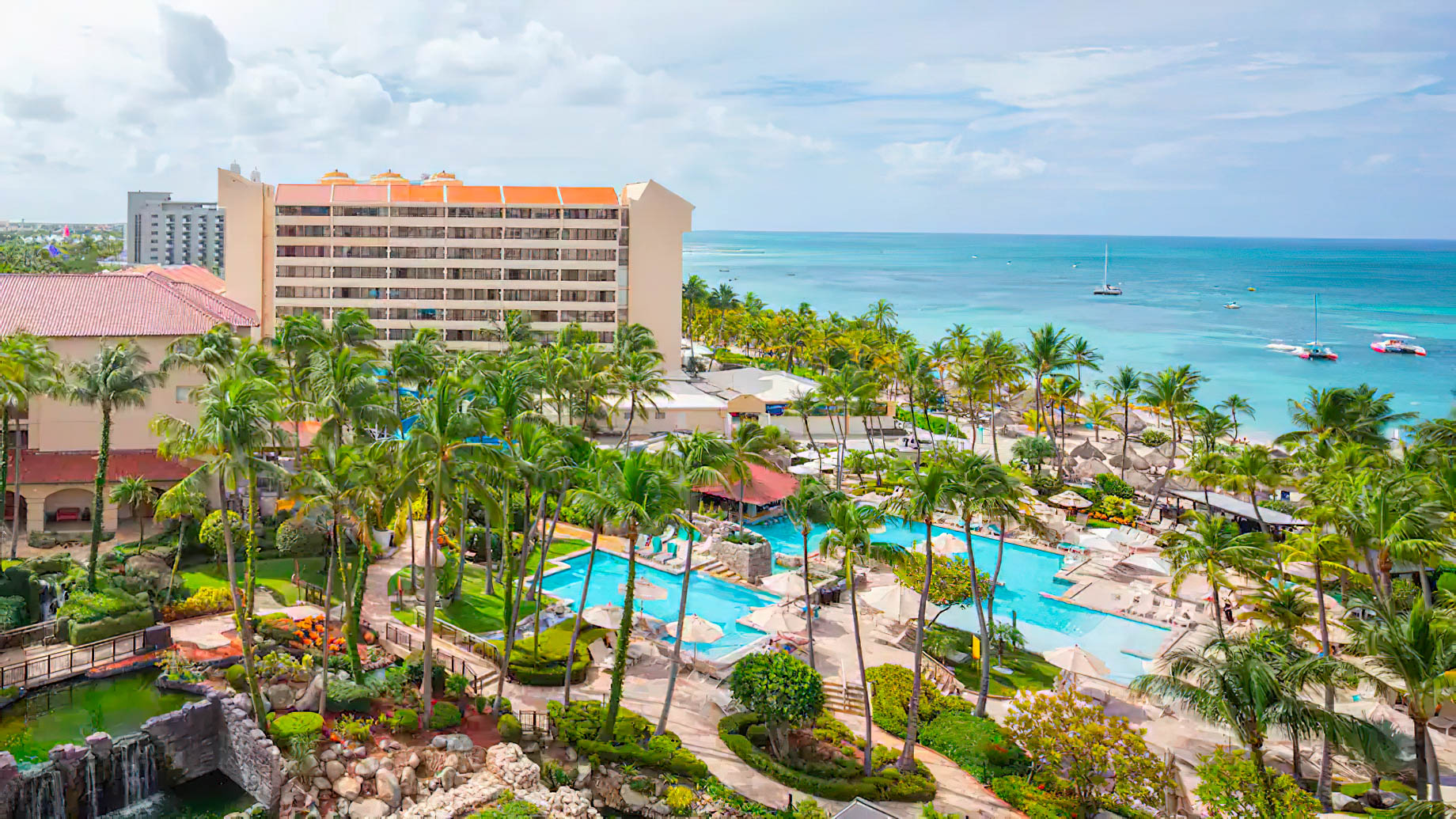 Hyatt Regency Aruba Resort & Casino – Noord, Aruba – Resort Pool Aerial Ocean View