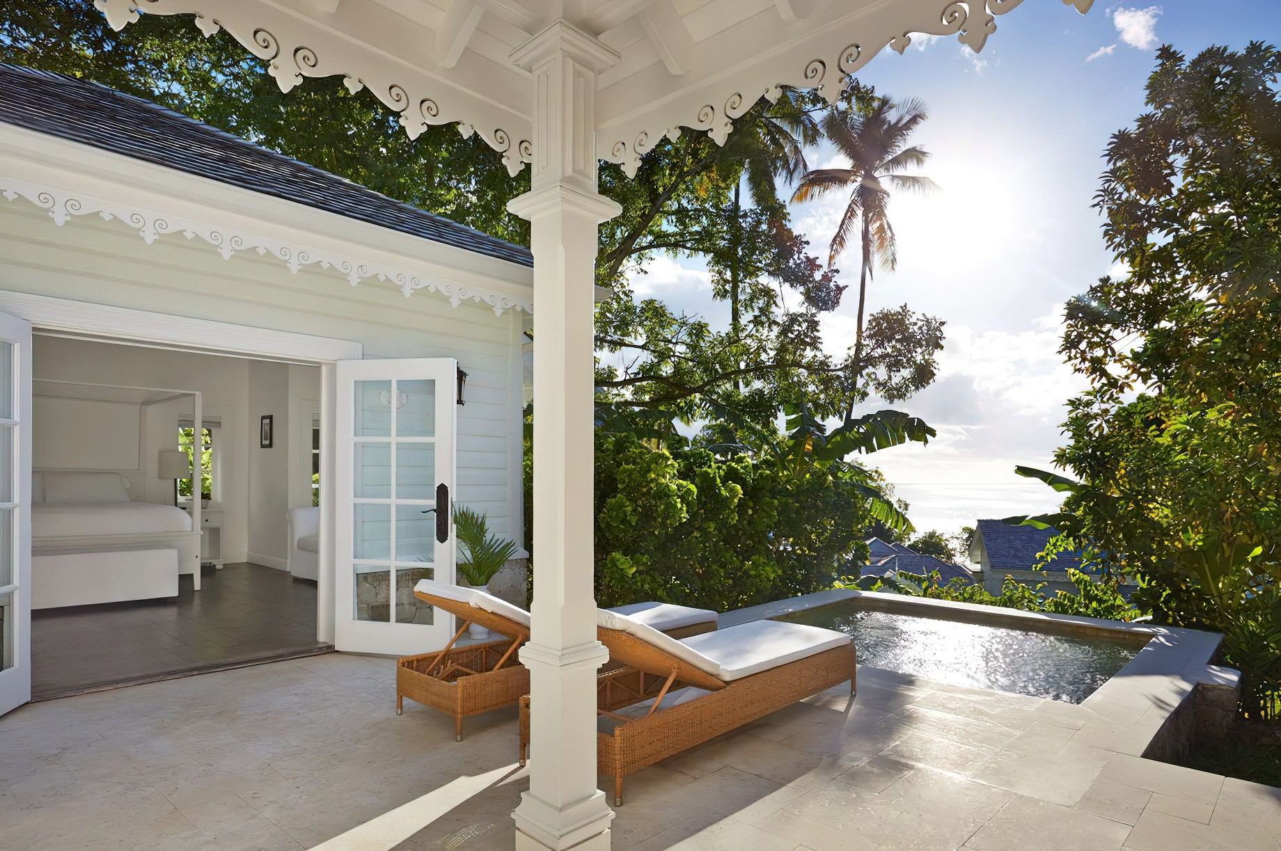 Sugar Beach, A Viceroy Resort - La Baie de Silence, Saint Lucia - Ocean View Deck
