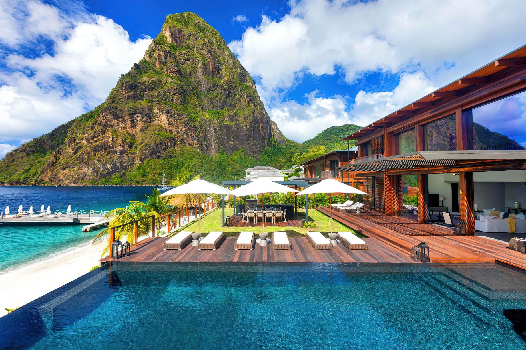 Sugar Beach, A Viceroy Resort – La Baie de Silence, Saint Lucia – Four Bedroom Beachfront Collection Pool