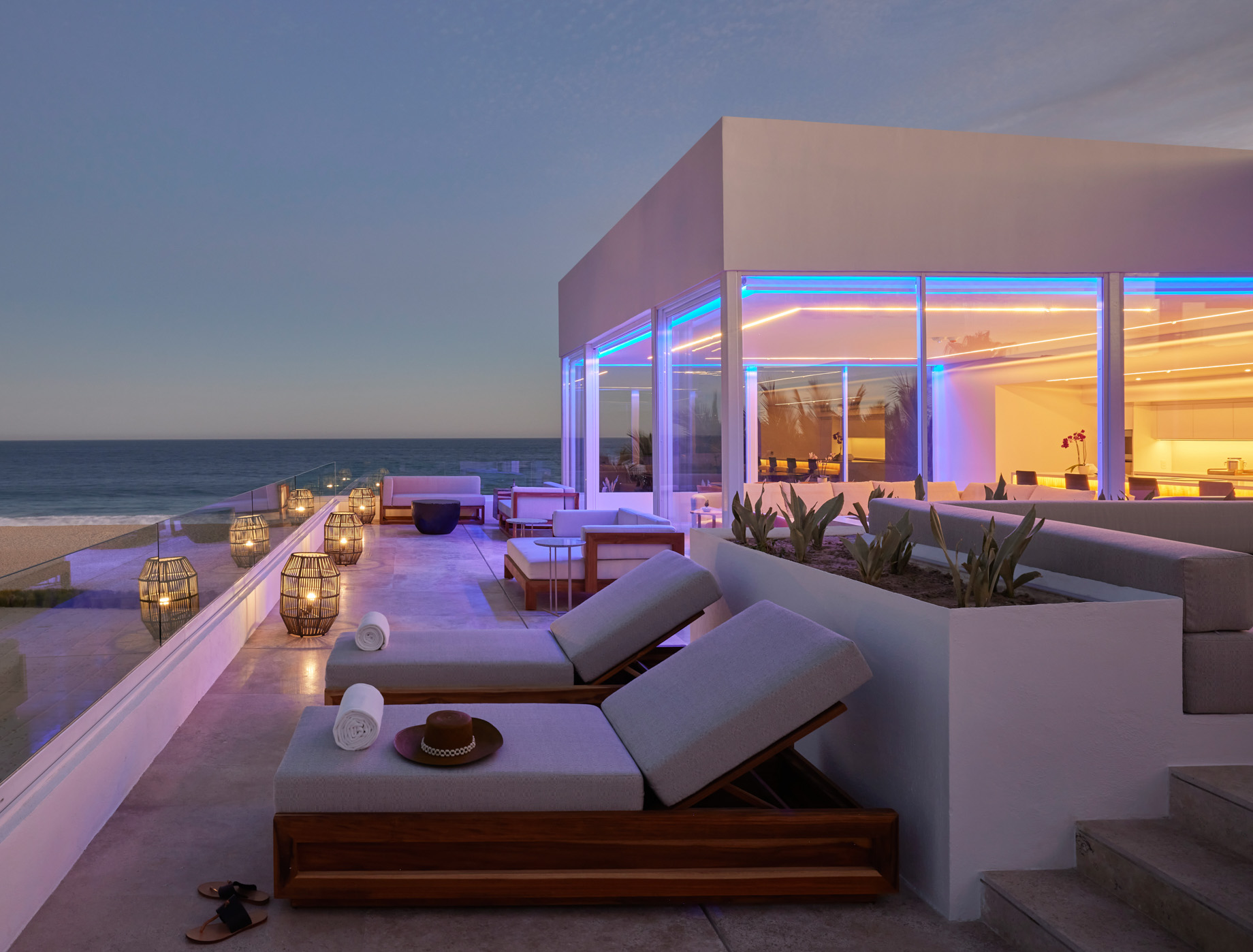 Viceroy Los Cabos Resort – San José del Cabo, Mexico – Three Bedroom Ocean Front Suite Deck sunset