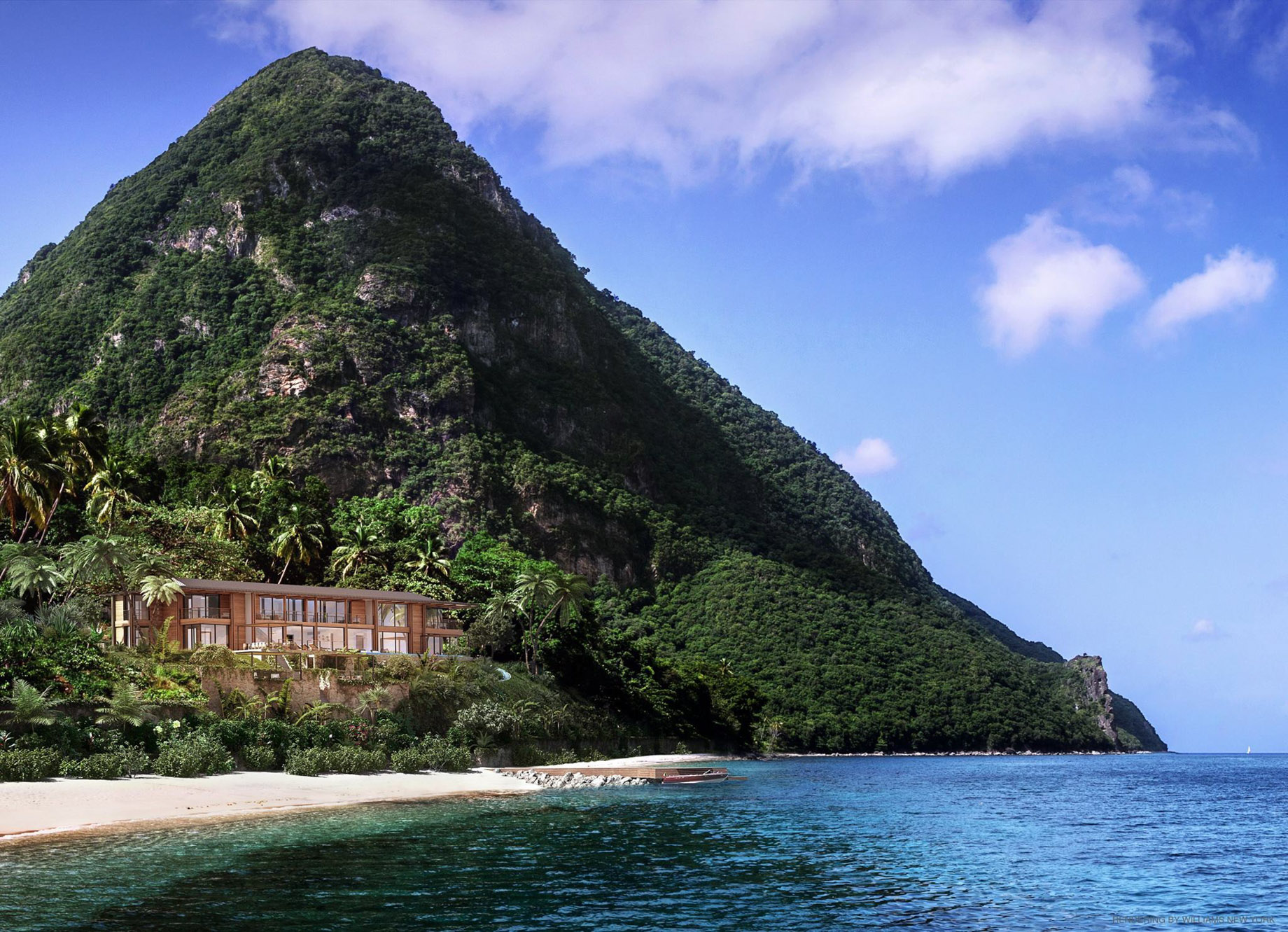 Sugar Beach, A Viceroy Resort – La Baie de Silence, Saint Lucia – Four Bedroom Beachfront Collection Mountain View