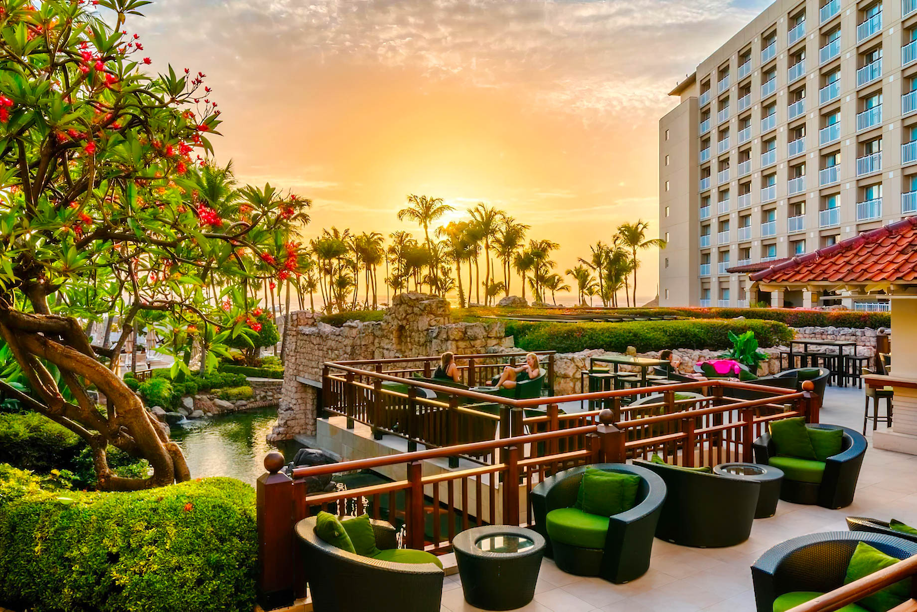Hyatt Regency Aruba Resort & Casino – Noord, Aruba – Outdoor Lounge Sunset