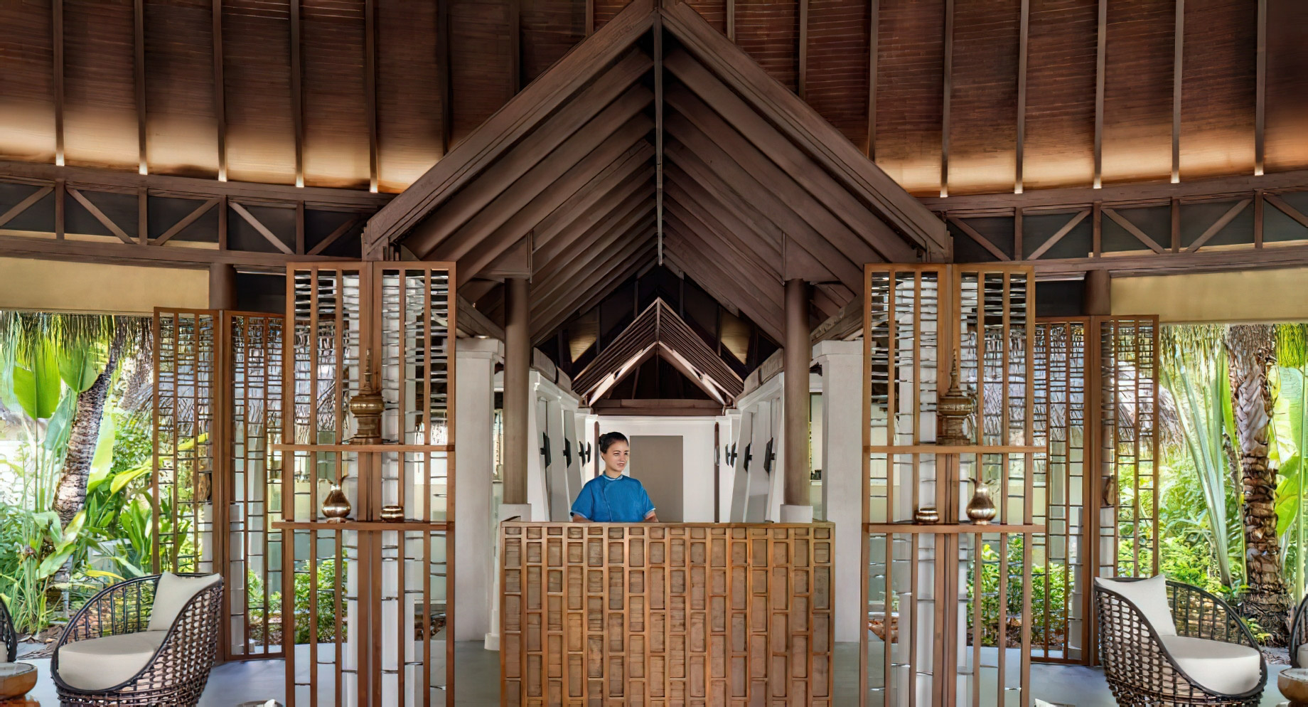 Anantara Veli Maldives Resort - South Male Atoll, Maldives - Spa Reception