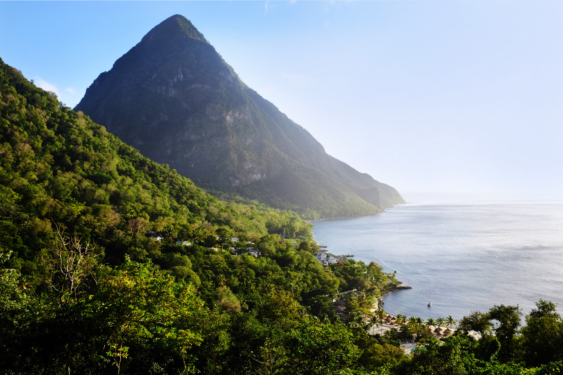 Sugar Beach, A Viceroy Resort - La Baie de Silence, Saint Lucia - Resort Mountain View Aerial