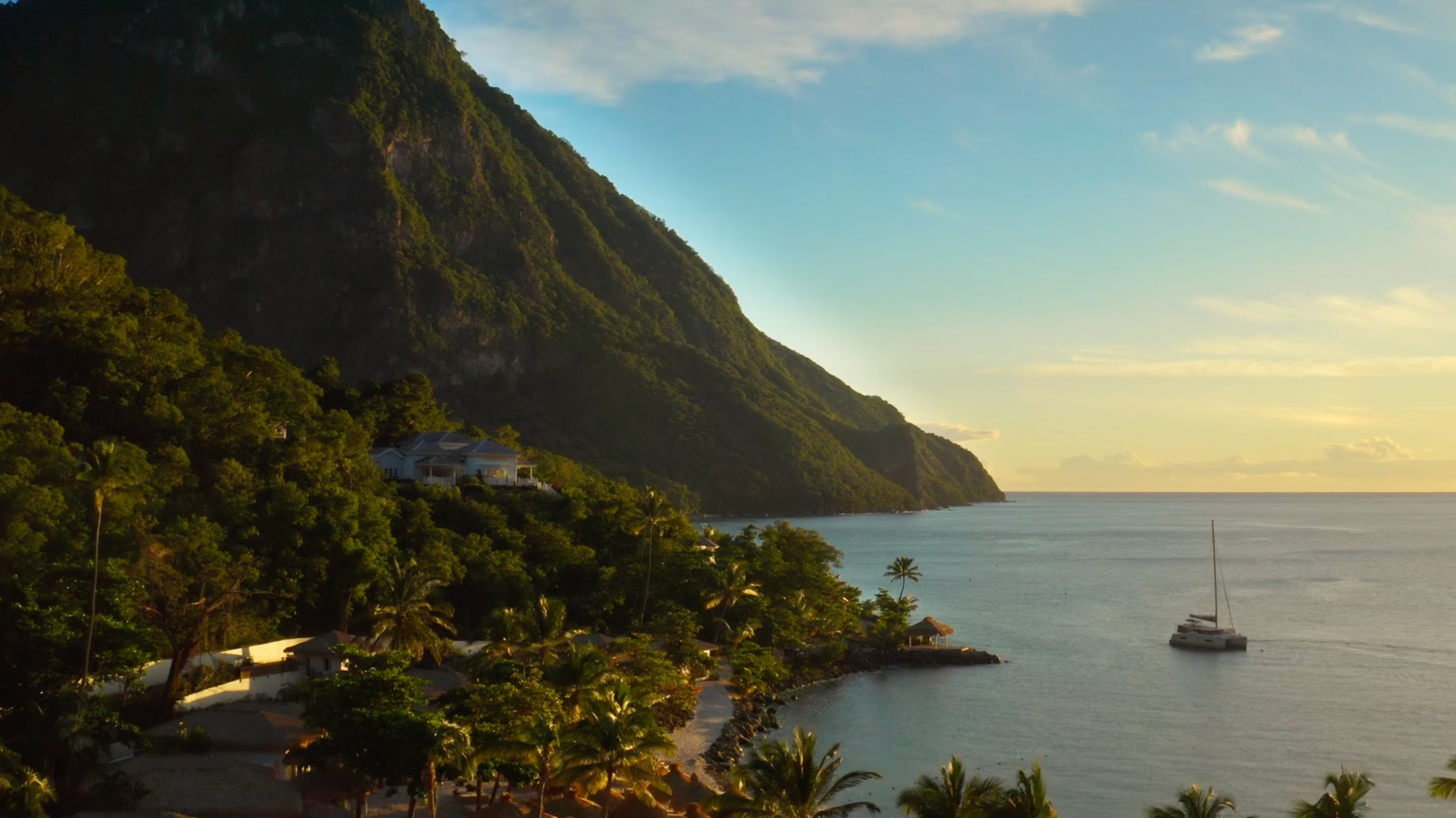 Sugar Beach, A Viceroy Resort - La Baie de Silence, Saint Lucia - Resort Mountain View Aerial