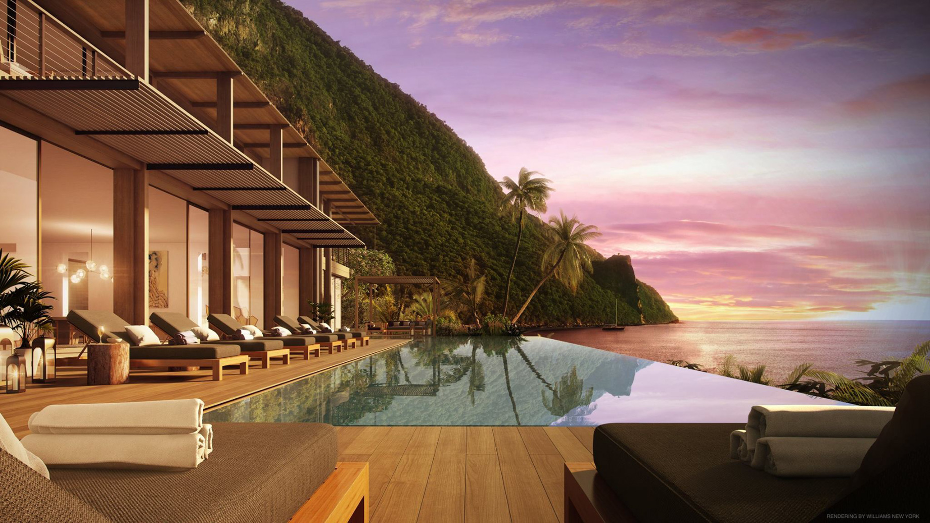 Sugar Beach, A Viceroy Resort – La Baie de Silence, Saint Lucia – Villa Ocean View Sunset