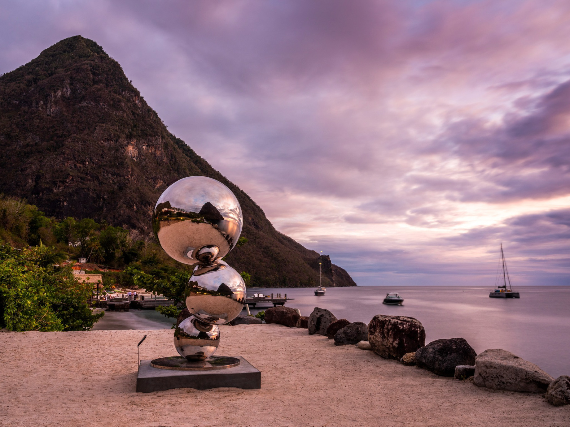 Sugar Beach, A Viceroy Resort - La Baie de Silence, Saint Lucia - Ocean View Sunset