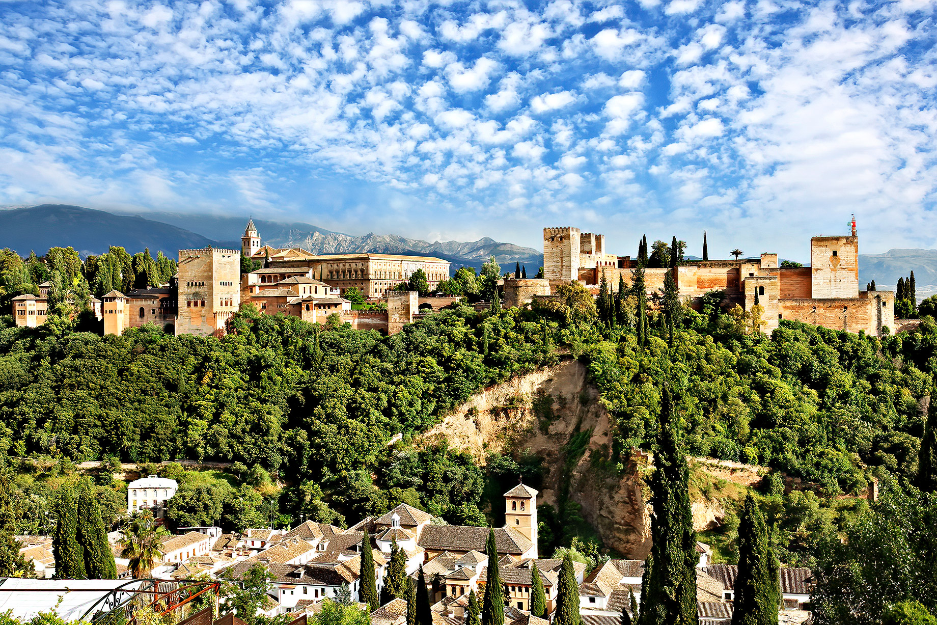 Alhambra Palace and Fortress Complex - Granada, Spain