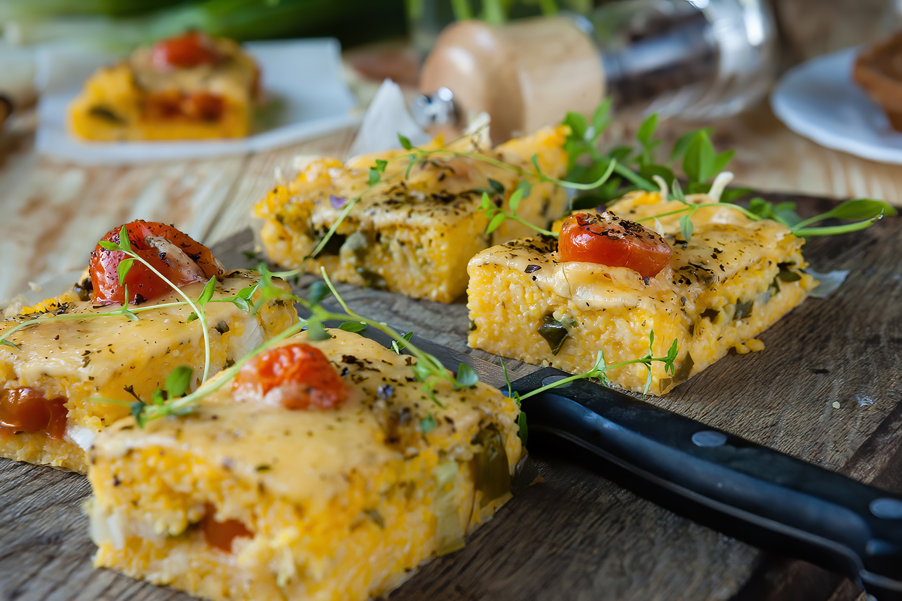 Aosta Valley's Grilled Polenta Conchia With Cheese