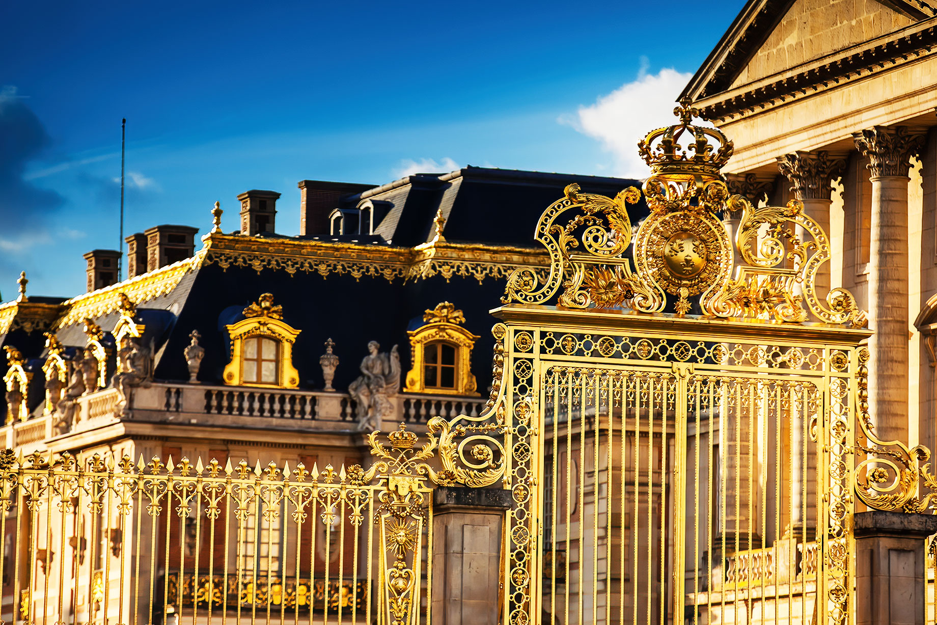 Golden Gates of the Palace of Versailles – Chambord, Loir-et-Cher, France