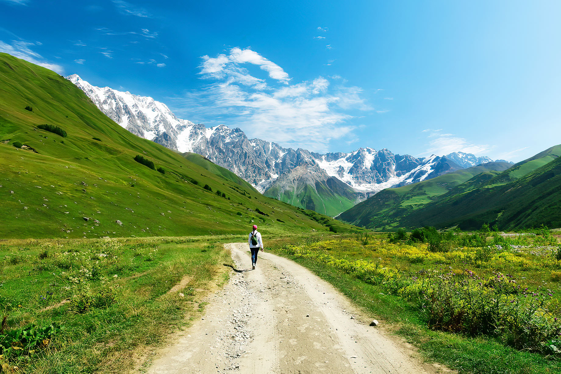 Greater Caucasus Mountains, Svaneti region, Mestia district, Svaneti, Georgia