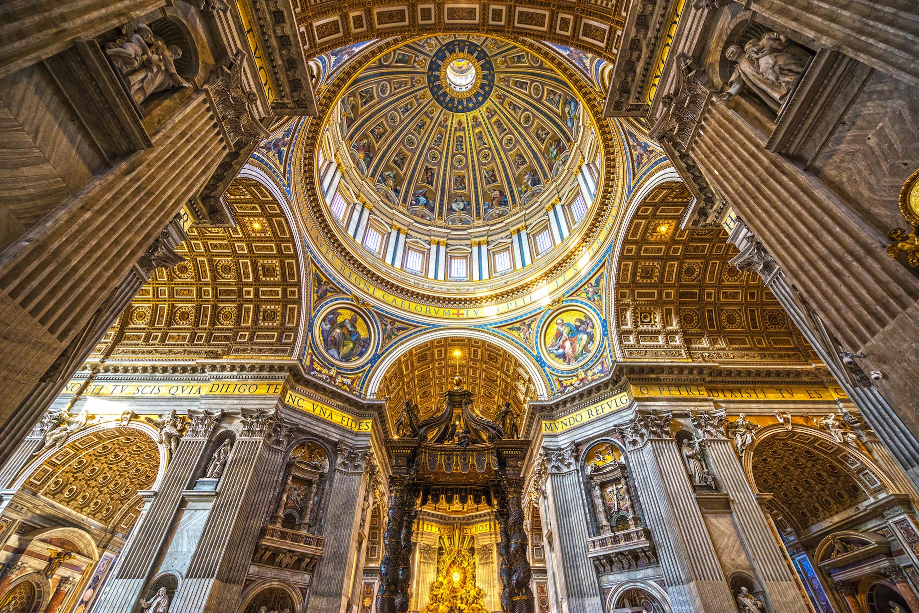 Inside St. Peter's Basilica - Vatican City