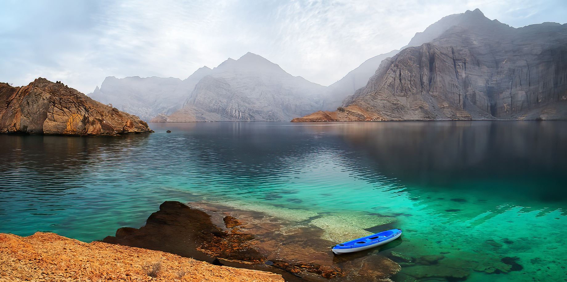 Landscape With Mountains and Fjords, Oman