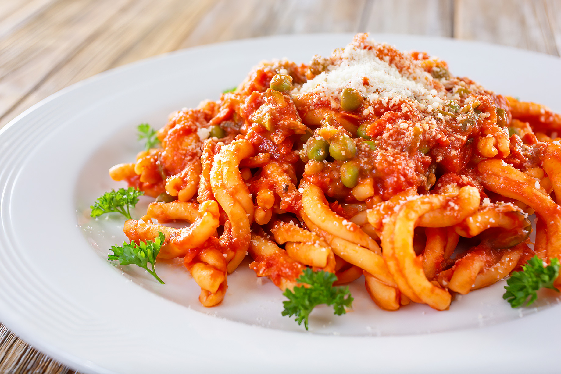 Strozzapreti Primavera, Italian Cuisine