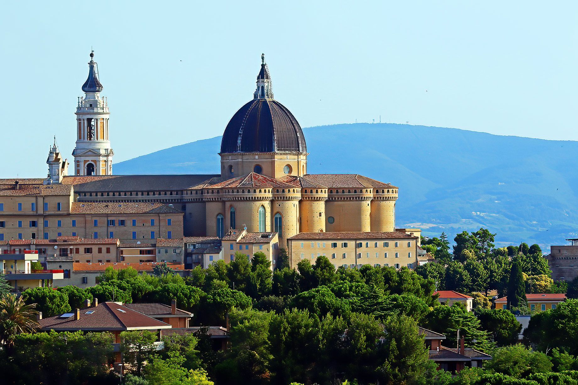 The Basilica of The Holy House, Santuario della Santa Casa In Loreto Province of Ancona In Le Marche, Italy
