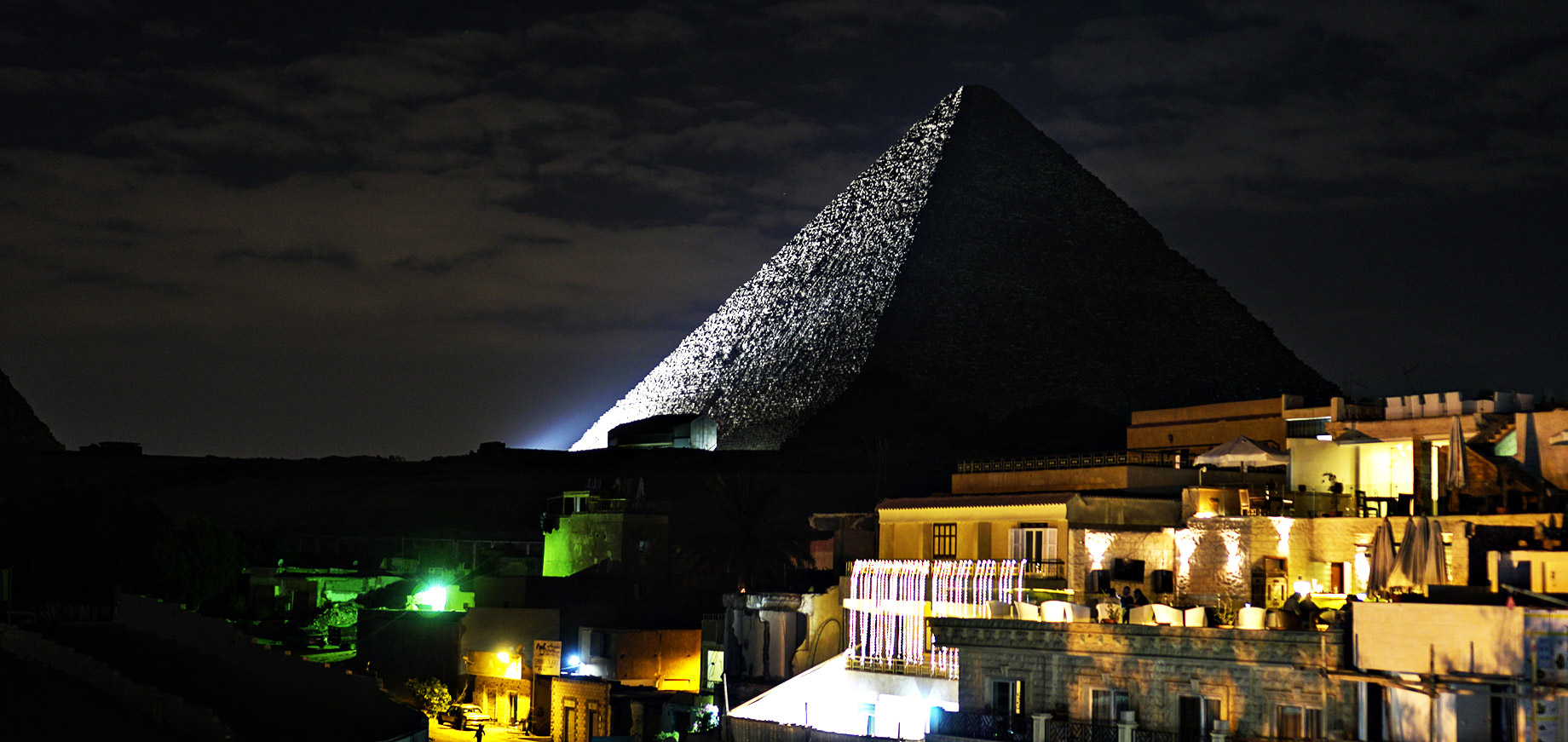 The Great Pyramids of Giza by Night – Egypt