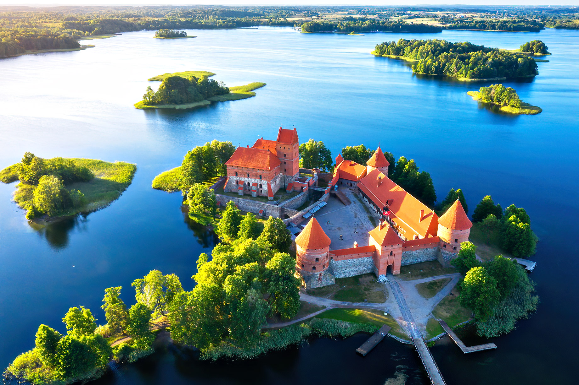 Trakai Island Castle - Lake Galvė, Trakai, Lithuania