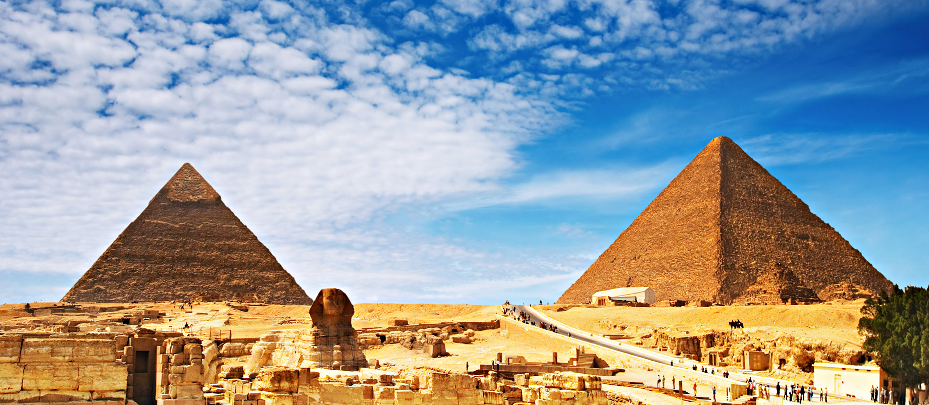 Visiting The Great Sphinx and The Great Pyramids of Giza, Egypt