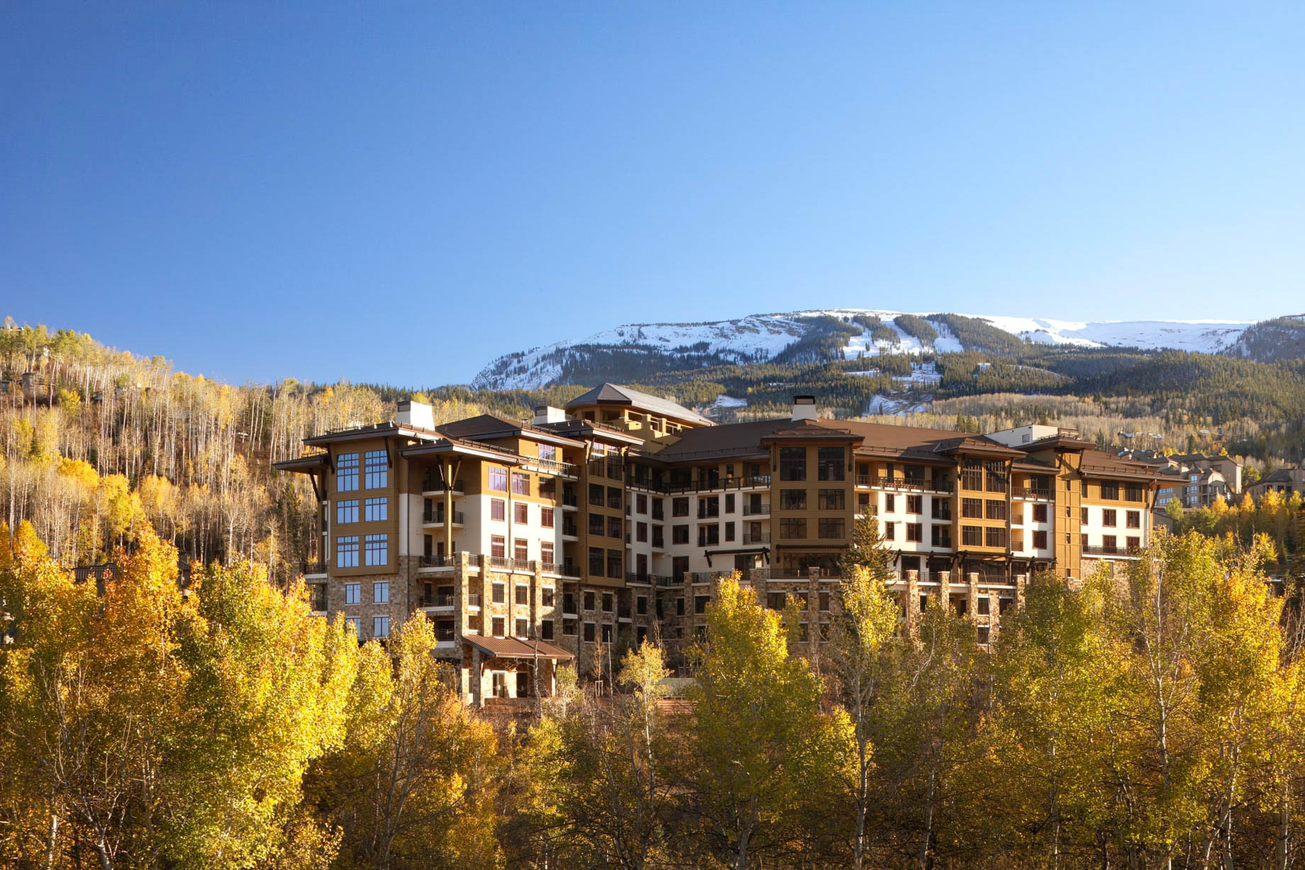 Viceroy Snowmass Luxury Resort – Aspen Snowmass Village, CO, USA – Exterior Autum View