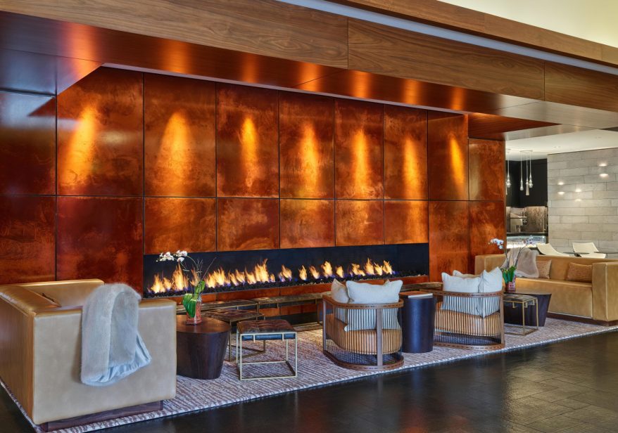 Viceroy Snowmass Luxury Resort - Aspen Snowmass Village, CO, USA - Lobby Lounge Area