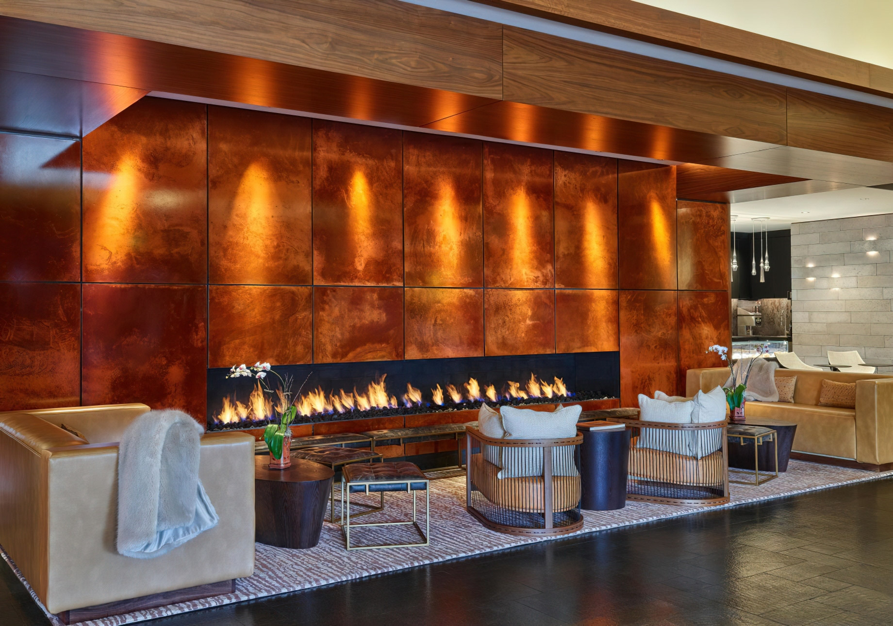 Viceroy Snowmass Luxury Resort – Aspen Snowmass Village, CO, USA – Lobby Lounge Area