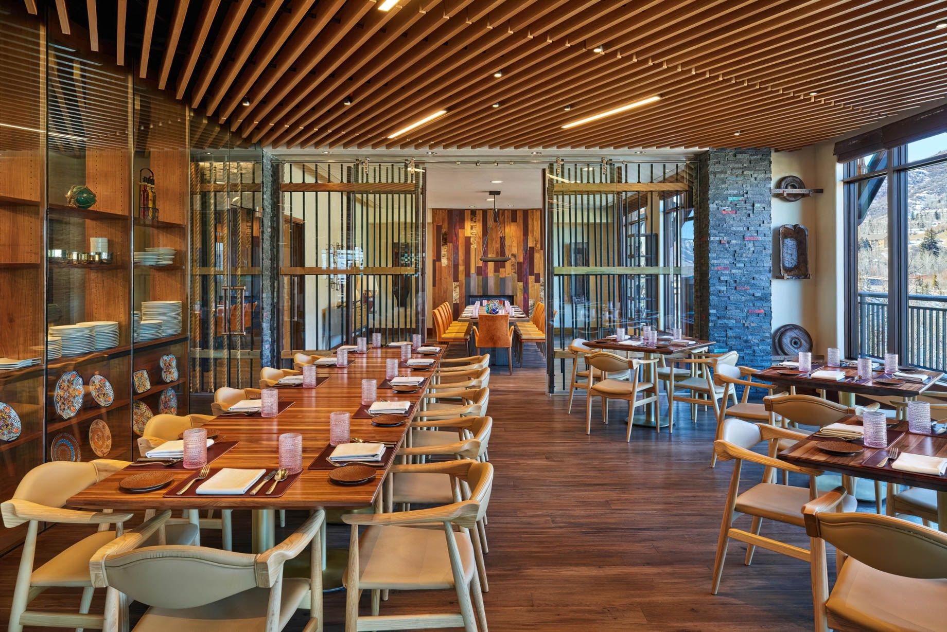 Viceroy Snowmass Luxury Resort – Aspen Snowmass Village, CO, USA – Vistas Private Dining Rooms at Toro Kitchen & Lounge