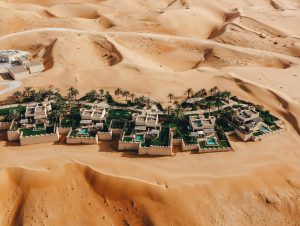 Qasr Al Sarab Desert Resort by Anantara - Abu Dhabi - United Arab Emirates - Aerial View