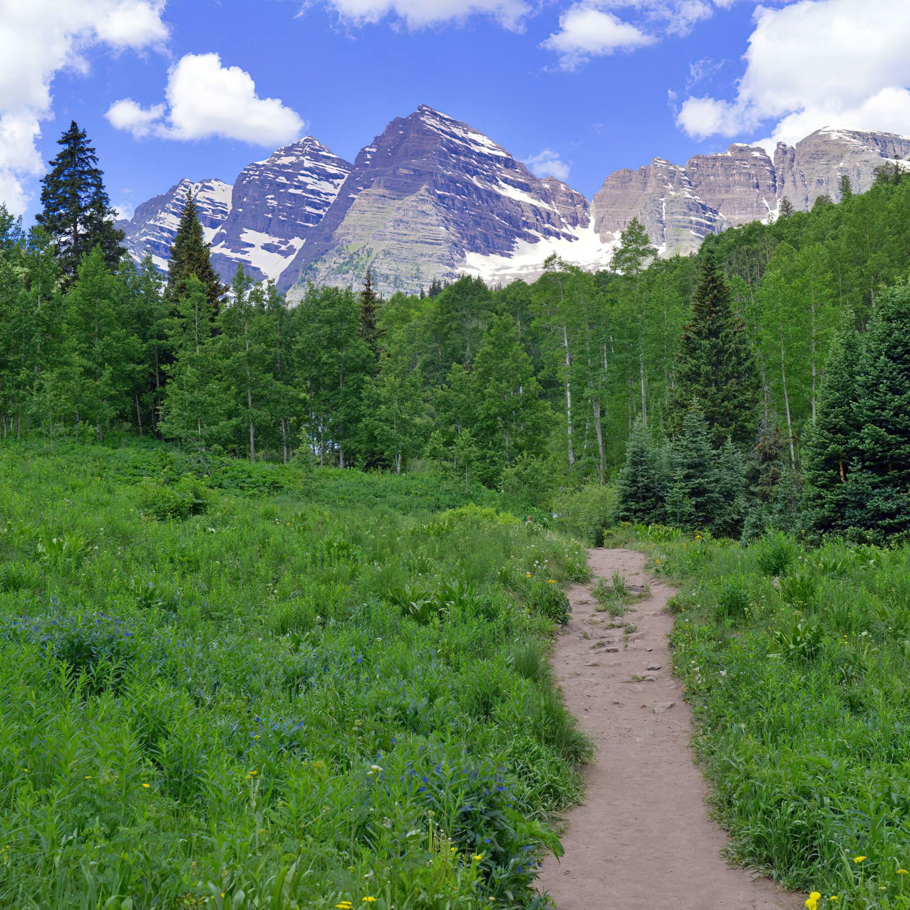 Viceroy Snowmass Luxury Resort - Aspen Snowmass Village, CO, USA - Trail to Maroon Bells
