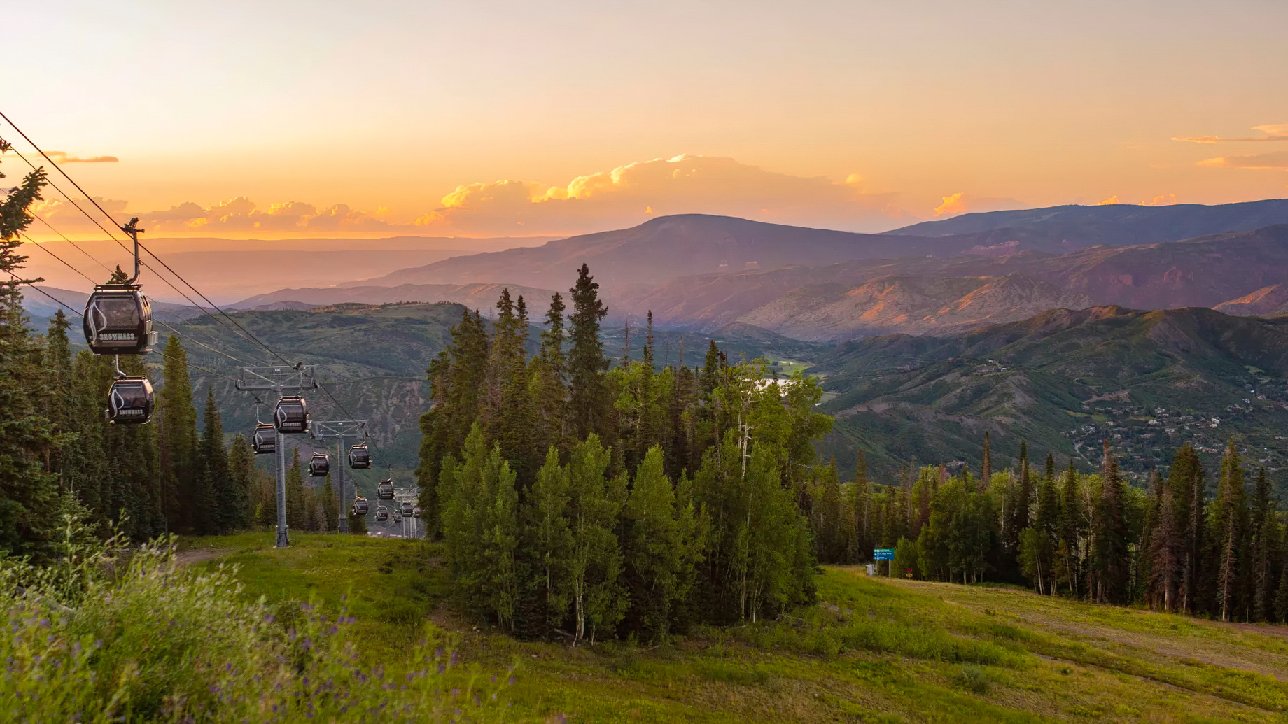 Viceroy Snowmass Luxury Resort – Aspen Snowmass Village, CO, USA – Mountain Sunset View