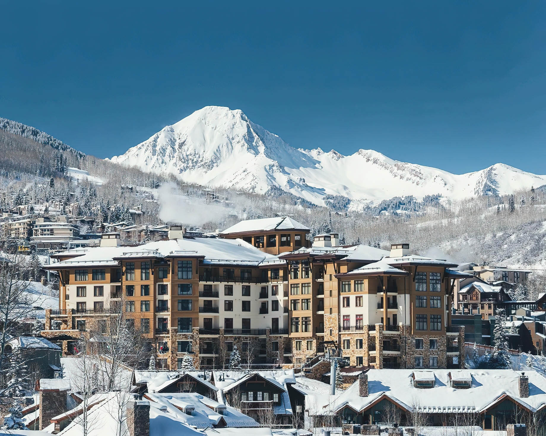 Viceroy Snowmass Luxury Resort - Aspen Snowmass Village, CO, USA - Hotel Winter View