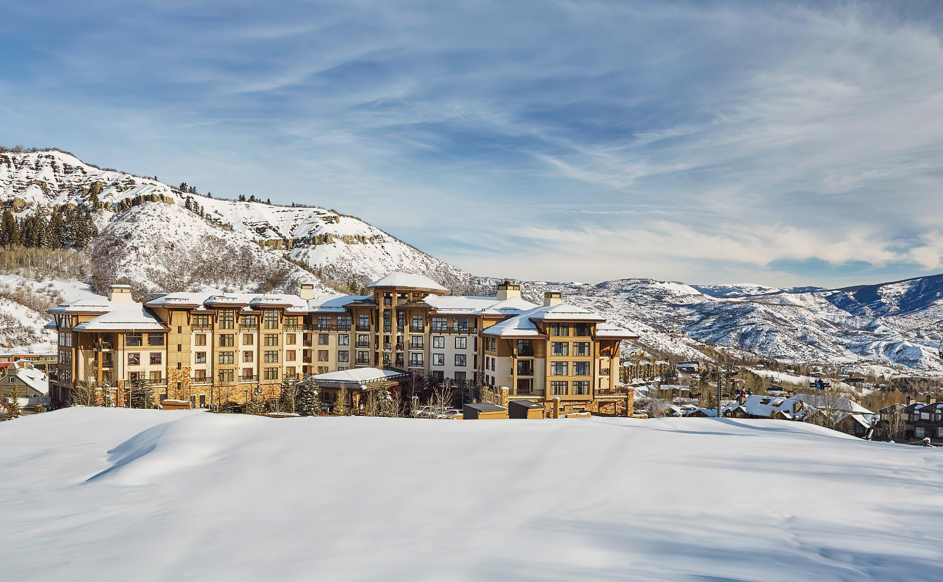 Viceroy Snowmass Luxury Resort - Aspen Snowmass Village, CO, USA - Hotel Winter View