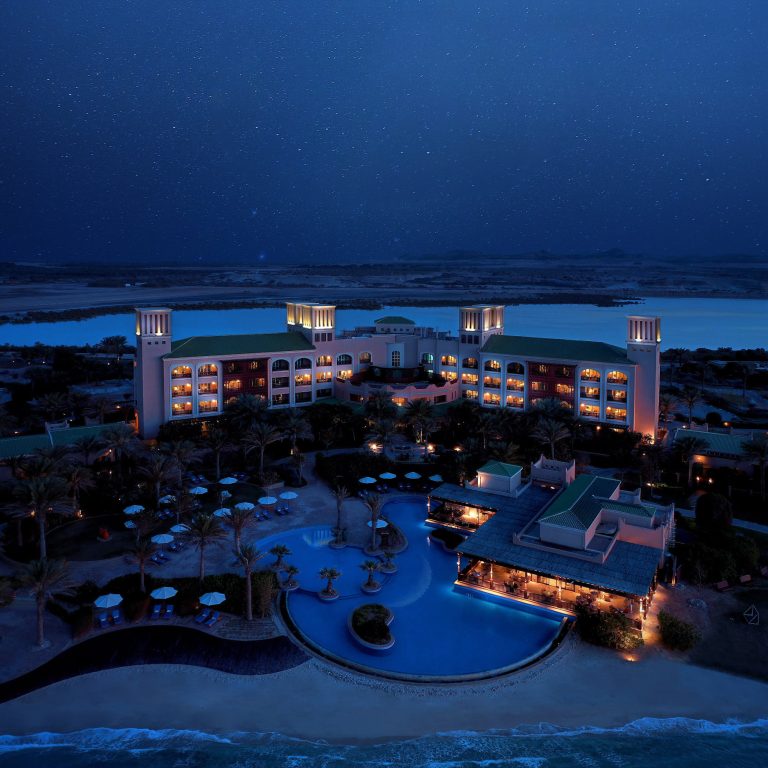 Desert Islands Resort & Spa by Anantara – Abu Dhabi – United Arab Emirates – Resort Aerial View Night