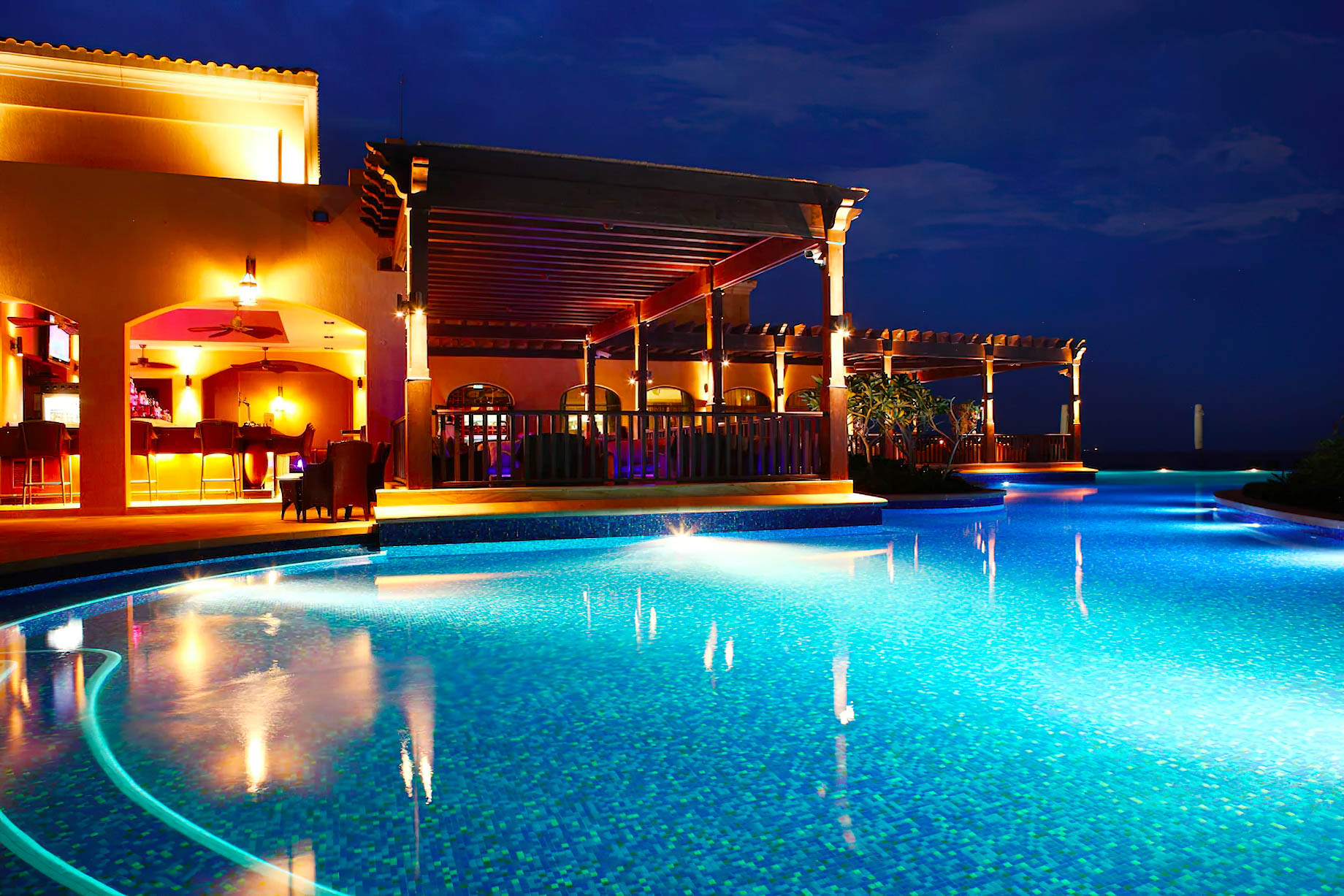 Desert Islands Resort & Spa by Anantara – Abu Dhabi – United Arab Emirates – Pool Night View