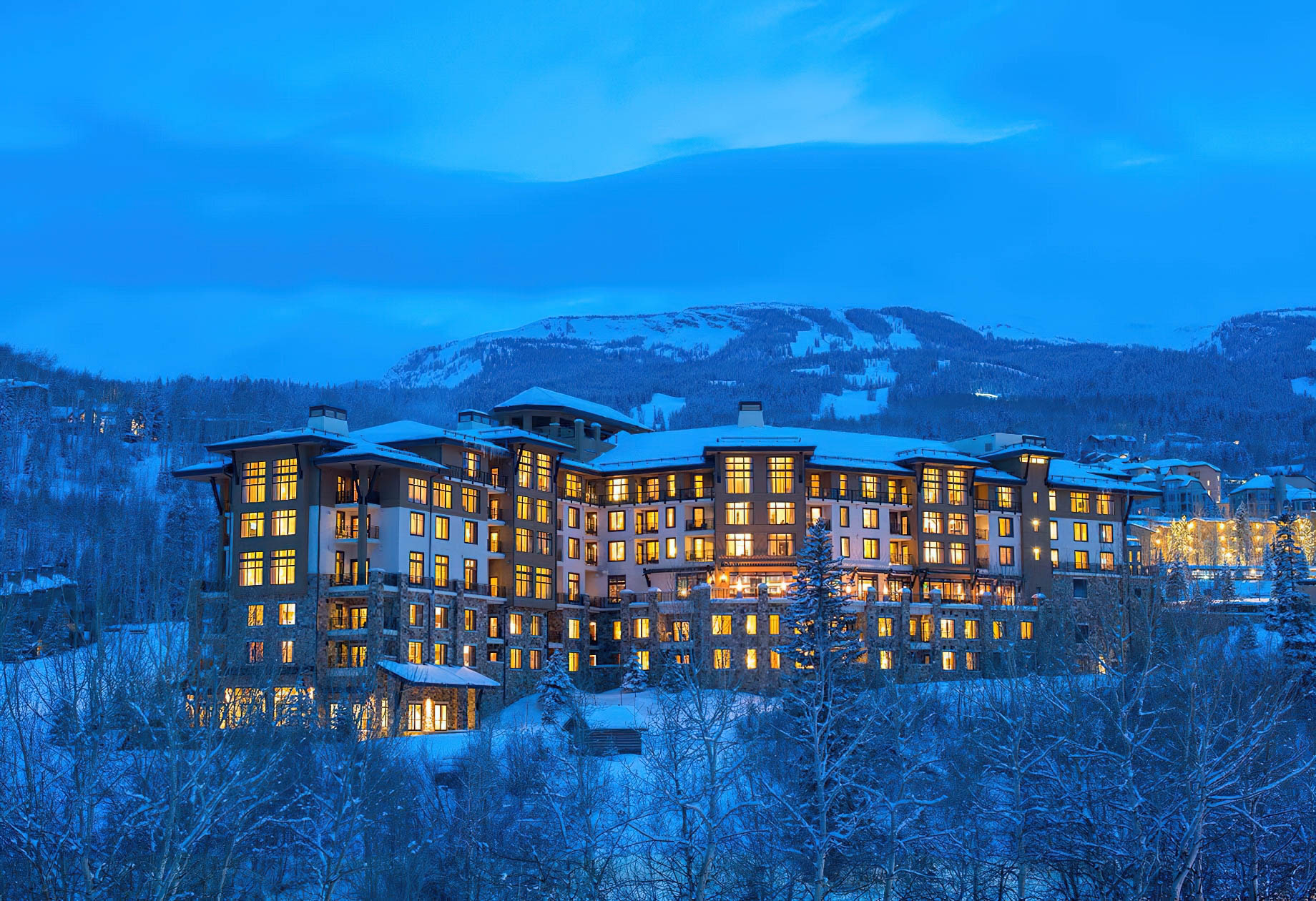 Viceroy Snowmass Luxury Resort – Aspen Snowmass Village, CO, USA – Hotel Winter View