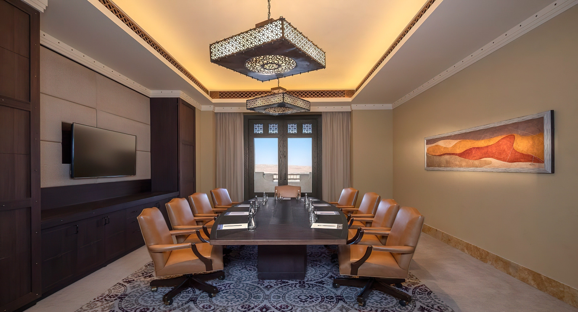 Qasr Al Sarab Desert Resort by Anantara - Abu Dhabi - United Arab Emirates - Boardroom