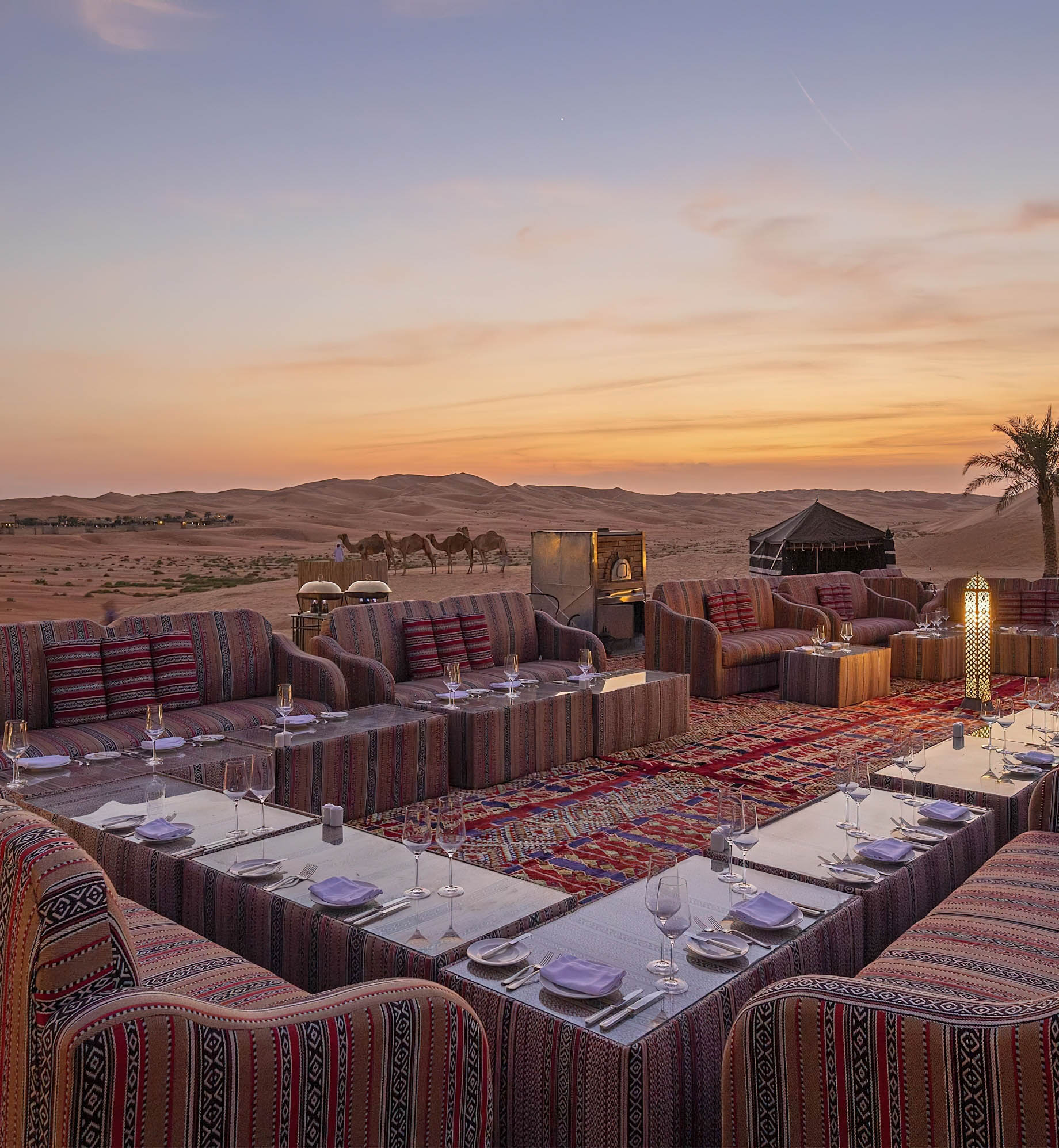 Qasr Al Sarab Desert Resort by Anantara – Abu Dhabi – United Arab Emirates – Al Falaj Desert Dinner