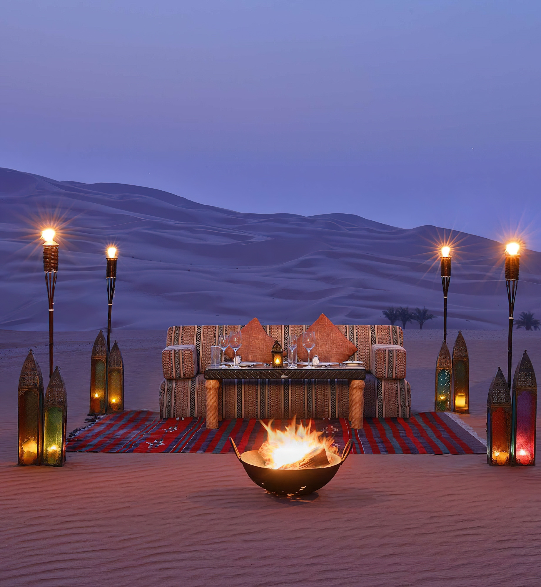 Qasr Al Sarab Desert Resort by Anantara – Abu Dhabi – United Arab Emirates – Desert Dining Experience