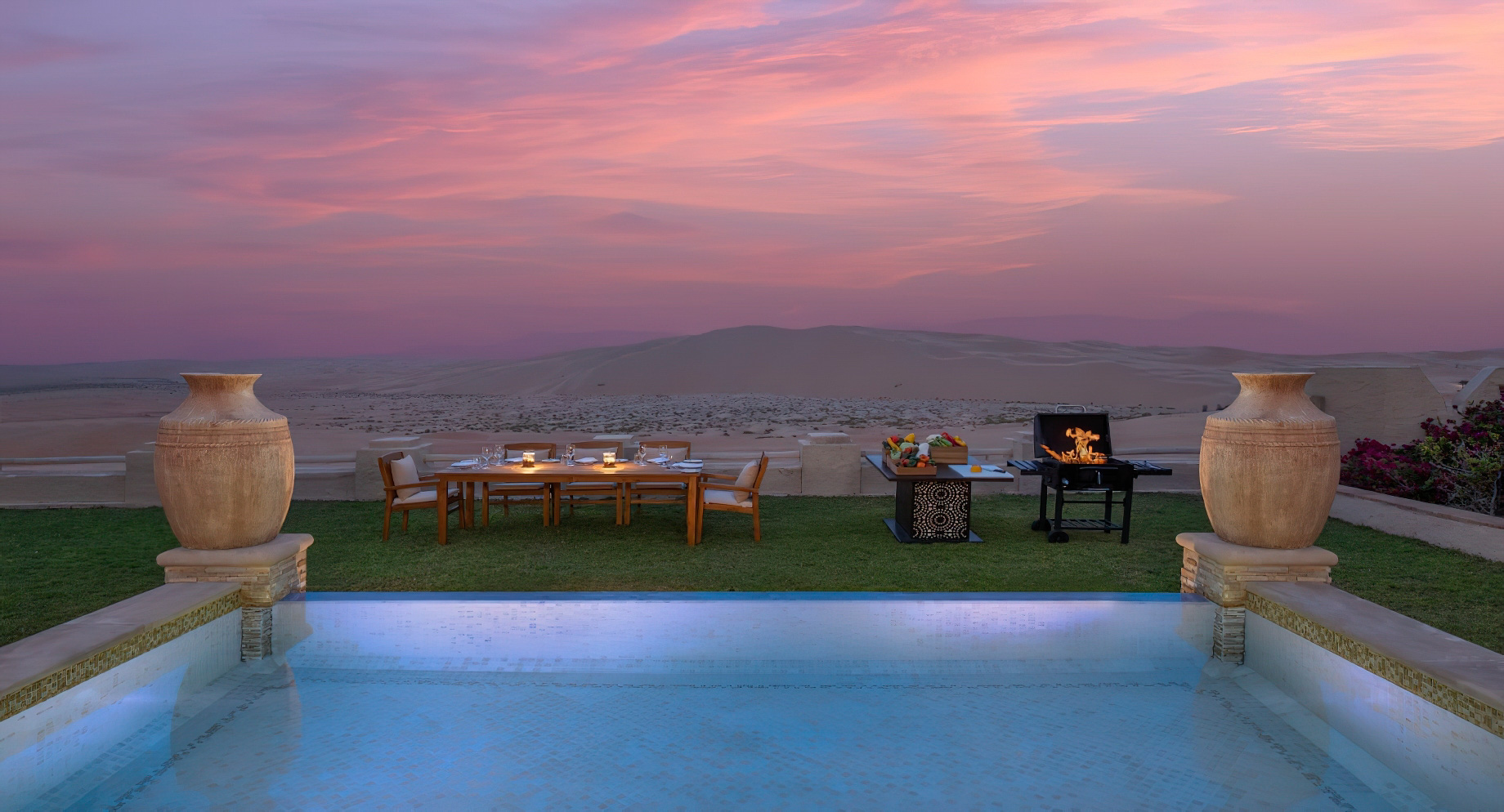 Qasr Al Sarab Desert Resort by Anantara – Abu Dhabi – United Arab Emirates – Evening Dining