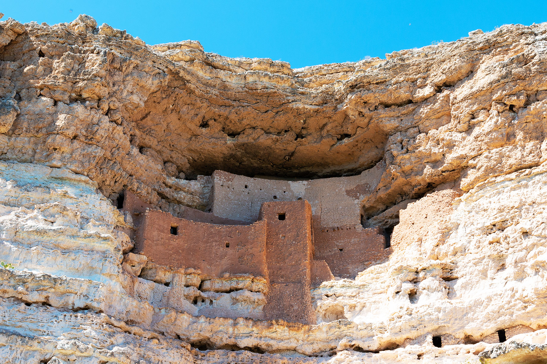 Ancient Sinagua Dwelling - Montezuma Castle National Monument, Arizona, USA